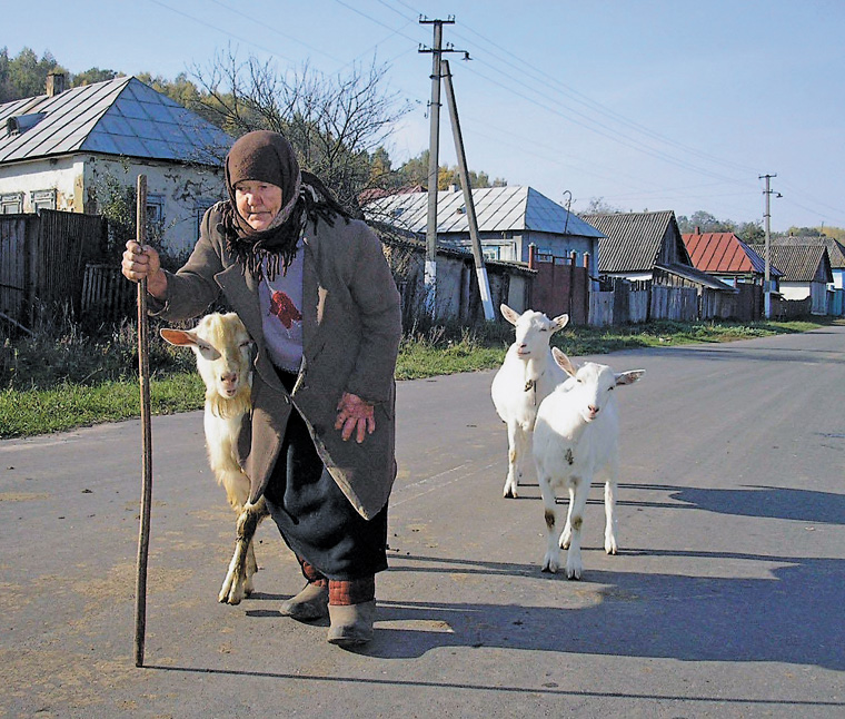 За пенсією — із групою «підтримки». Фото УНIAН